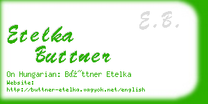 etelka buttner business card